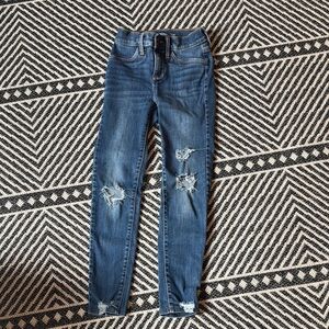 Girl’s Blue Distressed Jeans
